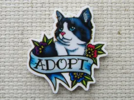 Adopt a Cat Needle Minder, Cover Minder, Magnet LAST ONE!