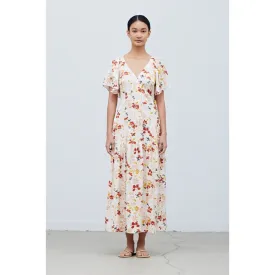 Alexis Floral Printed Wrap Grade and Gather Dress