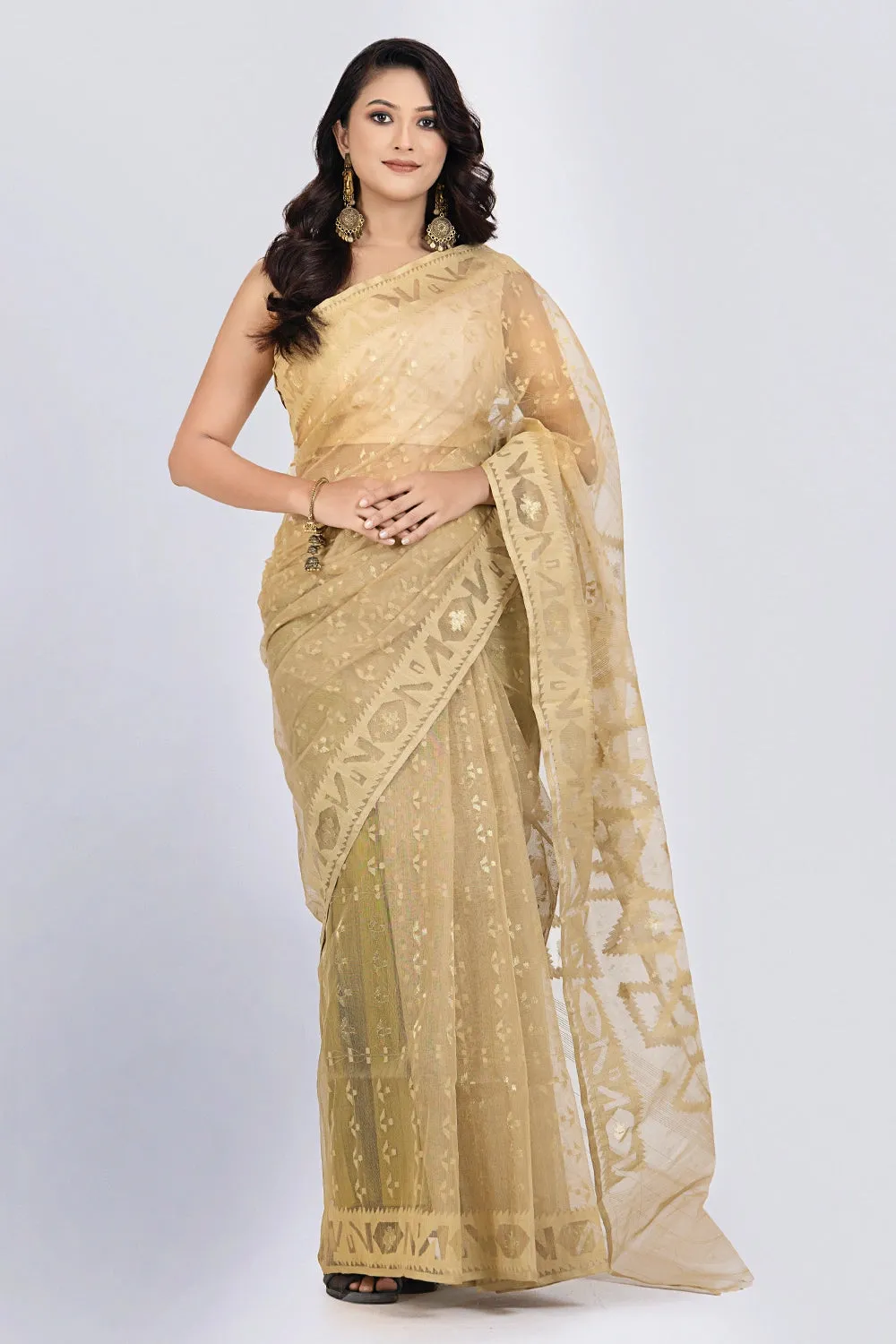 Belwari Jamdani Saree