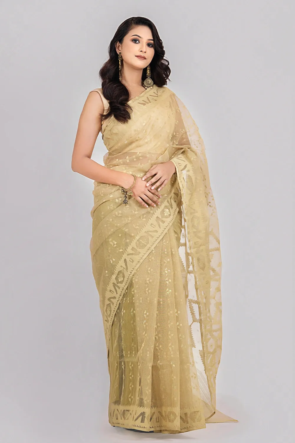 Belwari Jamdani Saree