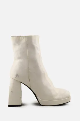 Bershka Zipper Platform Boots | 100% Synthetic Leather