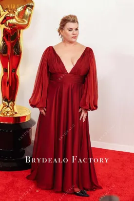 Claire Kaufman 2024 Oscars Red Carpet Plus Size Dress