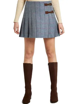 DUBARRY Blossom Ladies Tweed Skirt - Denim Haze