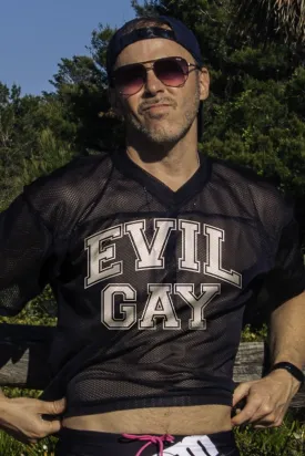 Evil Gay Mesh Football Jersey by Peachy Kings