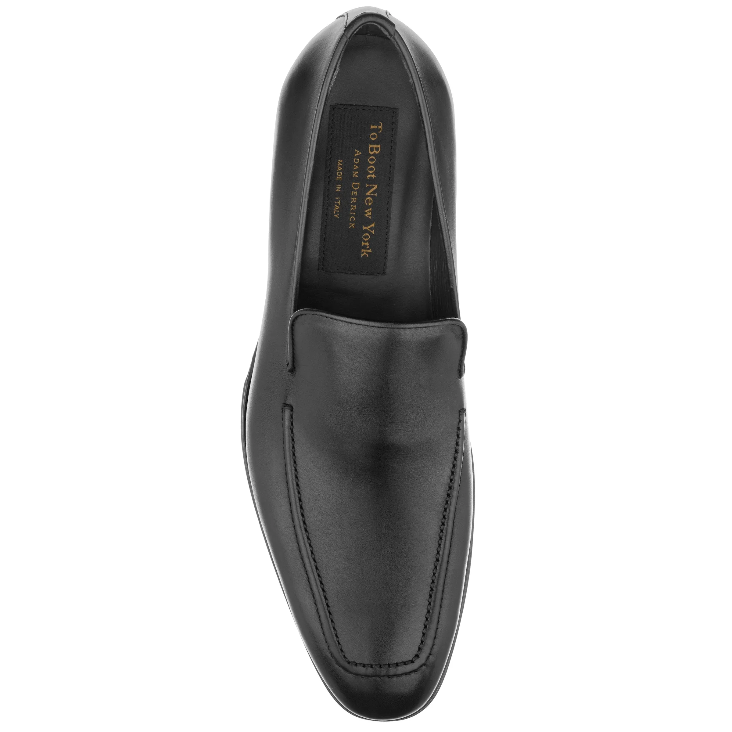 Keiran Black Calf Slip On