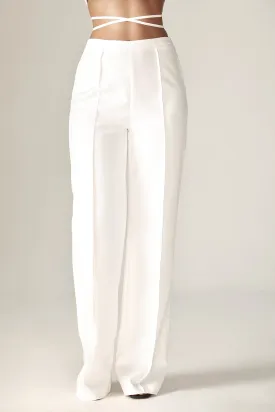 Lena Loose Fit Pants (Off White)