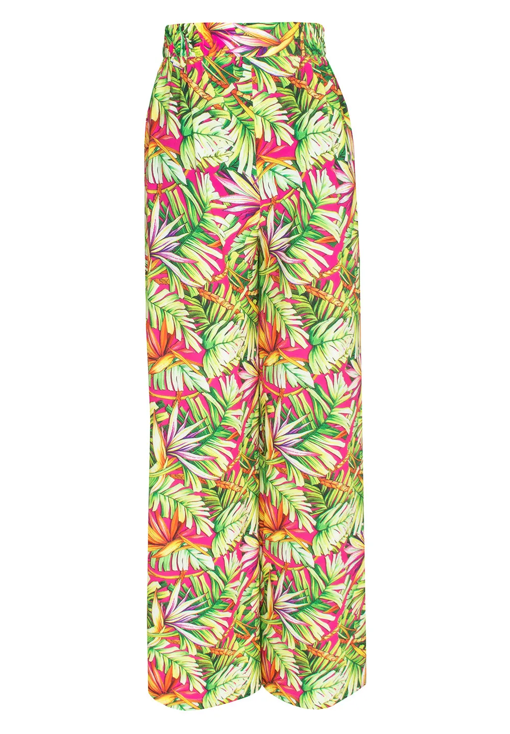 Tropics - Jungle Paradise Pants (Neon Orange)