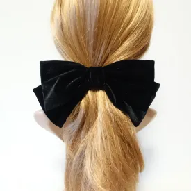 velvet black bow hair accessory shop for women