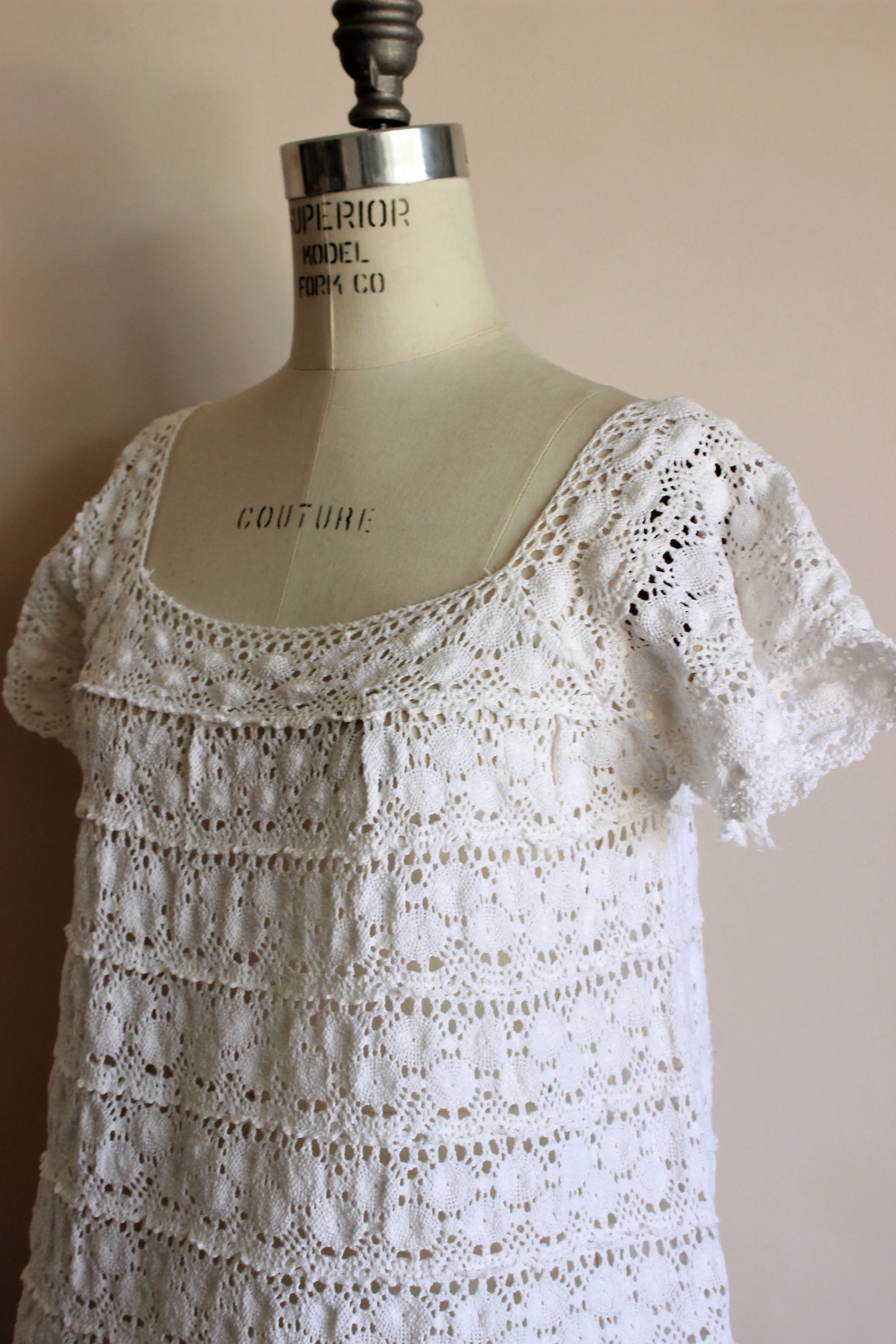 Vintage 1970s Crochet Blouse