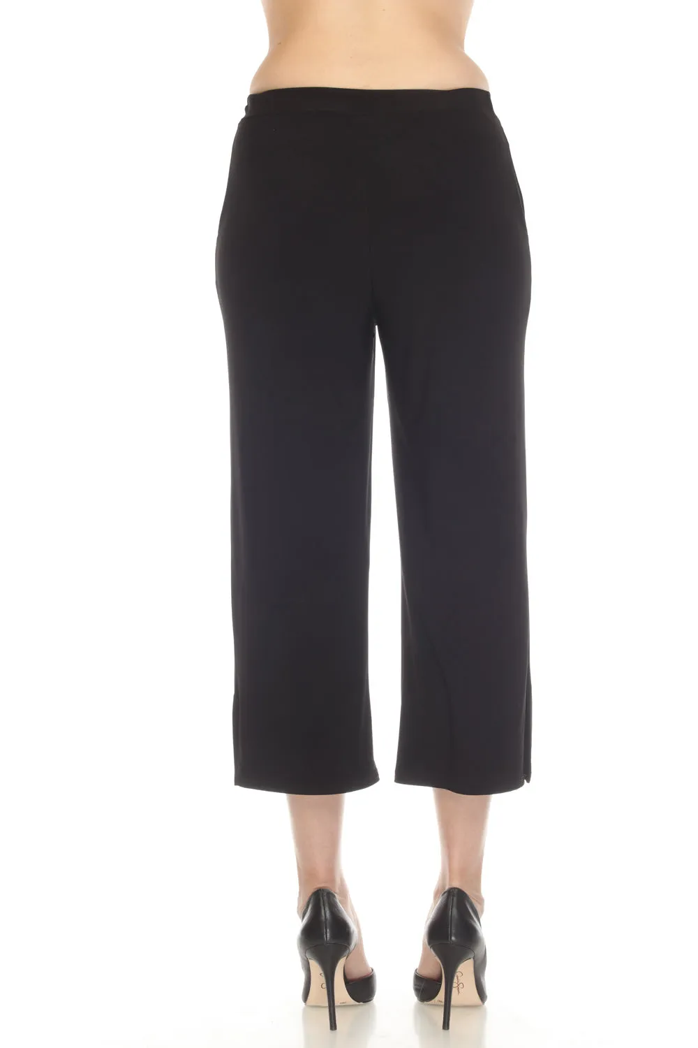 Wide Leg Ankle Pants-5039HT-ARS1-K