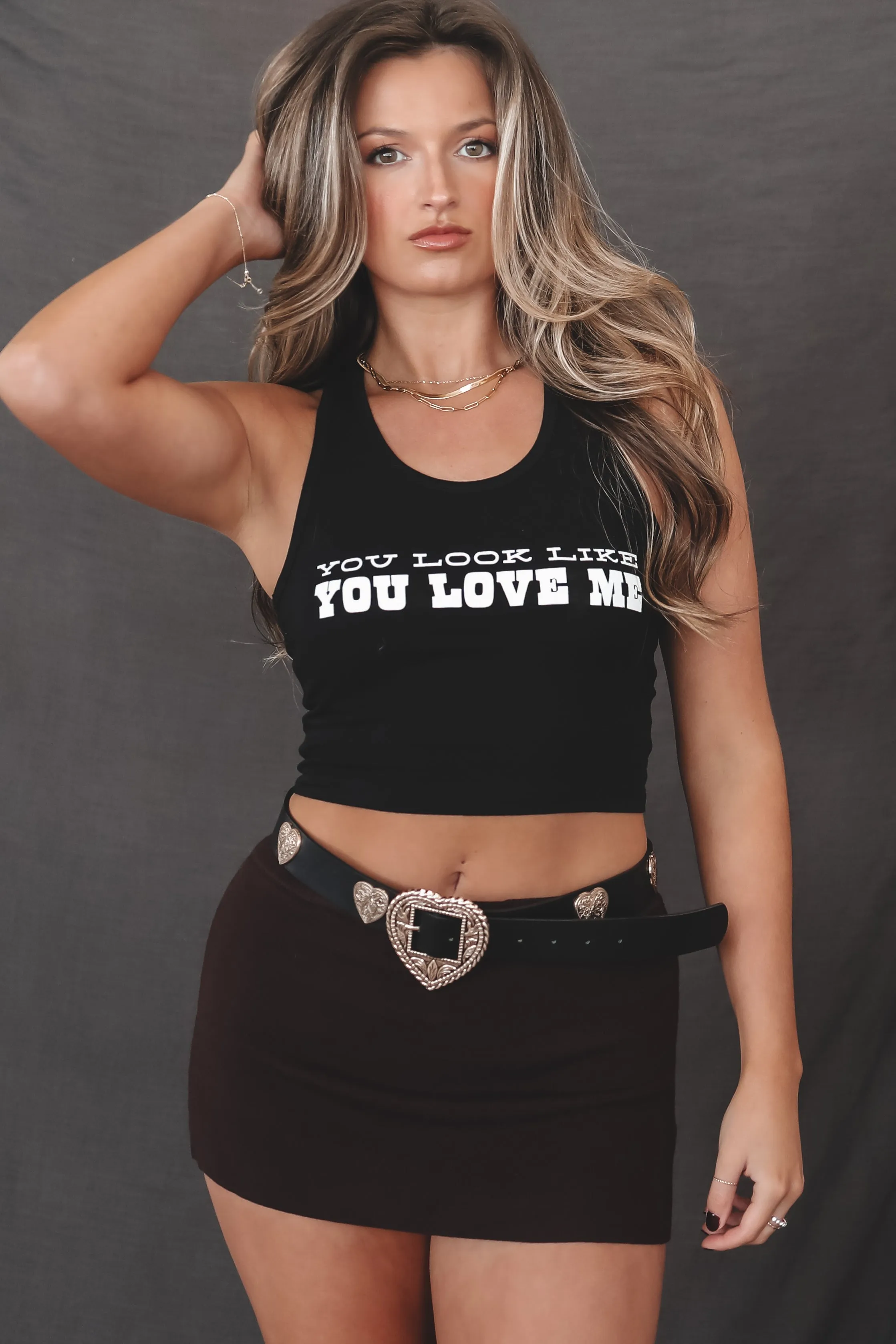 You Look Like You Love Me Graphic Tank