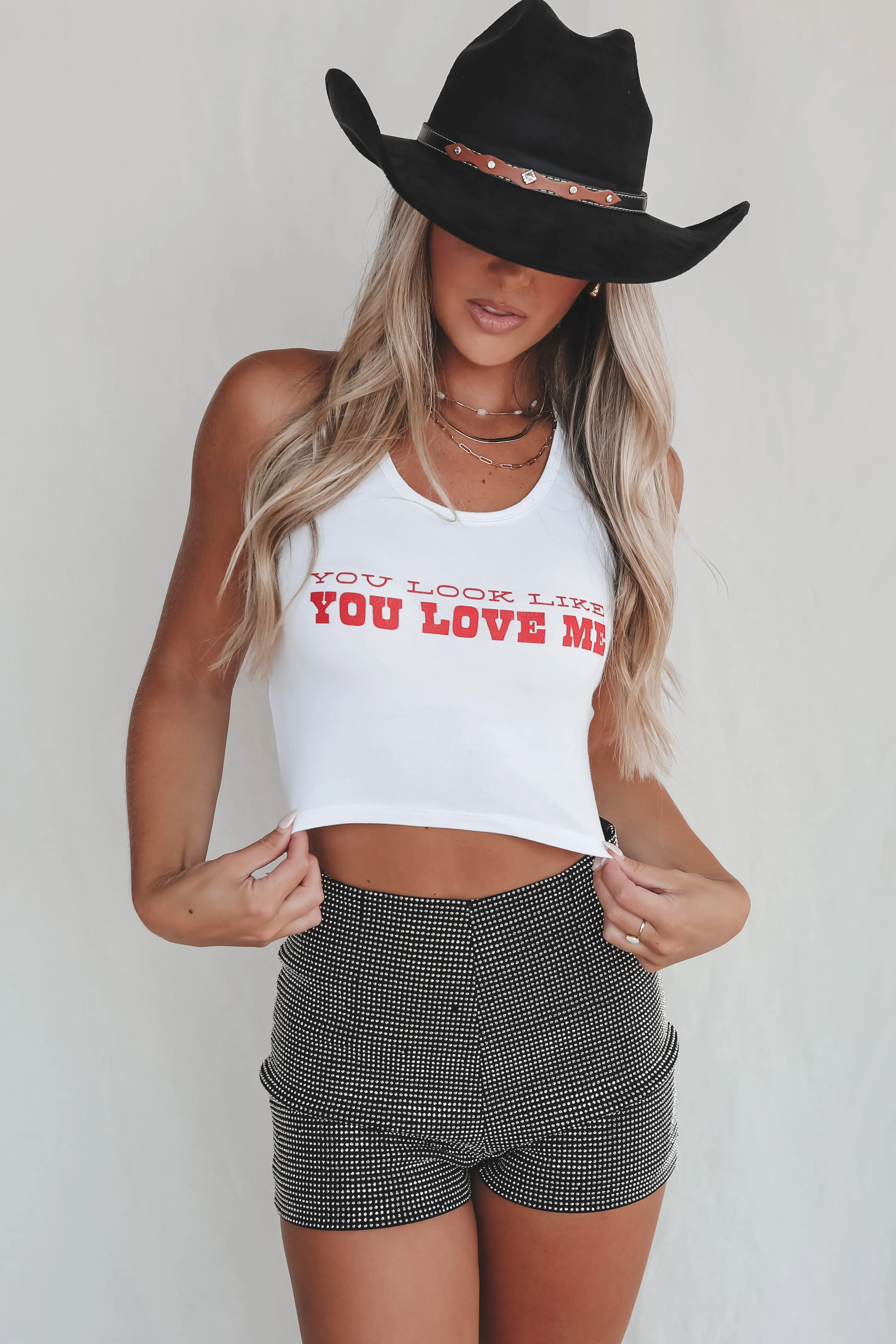 You Look Like You Love Me Graphic Tank